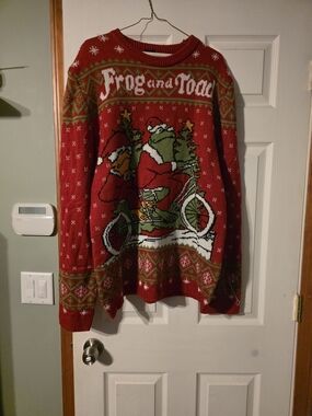 Frog And Toad Holiday Knit Sweater